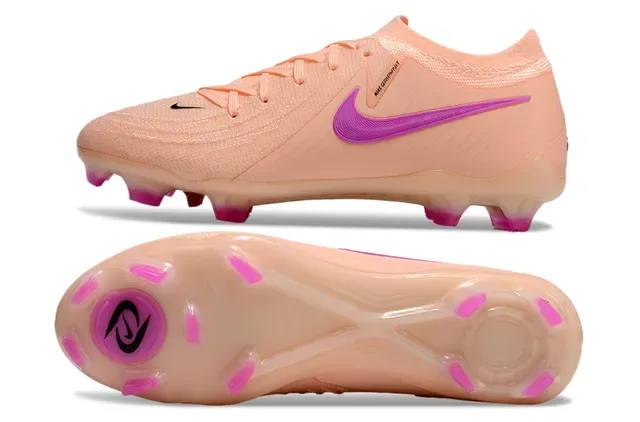 Nike Phantom GT Gripknit Peach and Pink Firm-Ground Zapatos de fútbol 6