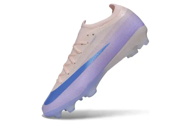 Nike Phantom GT Purple Blue Low-Cut Sock-Fit Knit Upper Firm-Ground Soccer Shoes 3