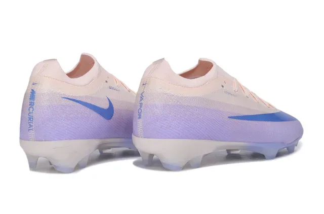 Nike Phantom GT Purple Blue Low-Cut Sock-Fit Knit Upper Firm-Ground Soccer Shoes 5