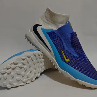 Nike Phantom GT Turf Blue White Yellow Turf Soccer Shoes