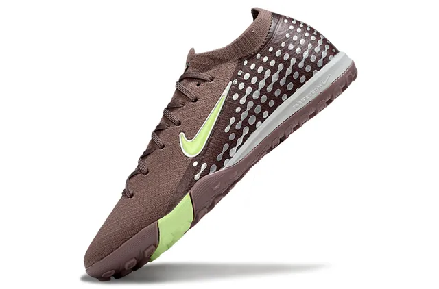 Nike Phantom GT Turf marron argent vert citron gazon chaussures de football 3