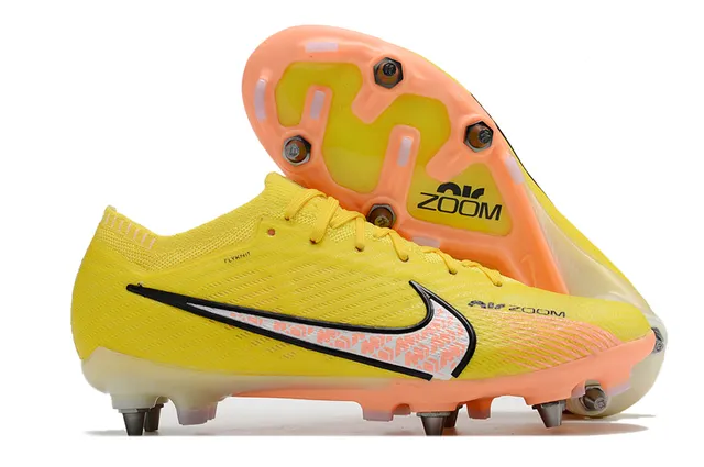 Nike Phantom GT أبيض أزرق Flyknit Upper Air Zoom Cushioning Firm-Ground أحذية كرة القدم 6