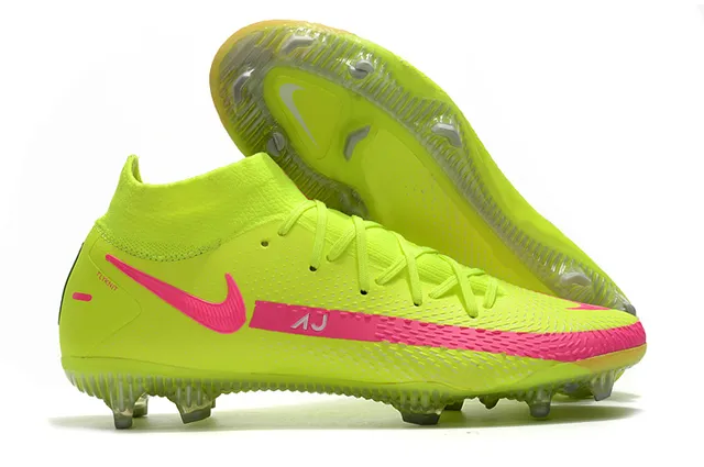 Nike Phantom GT أحذية كرة القدم نعل أبيض شفاف أرضية صلبة 5