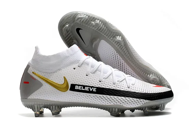 Nike Phantom GT أحذية كرة القدم نعل أبيض شفاف أرضية صلبة 8