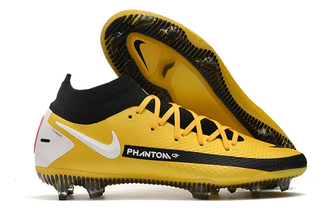 Nike Phantom GT أحذية كرة القدم نعل أبيض شفاف أرضية صلبة 10
