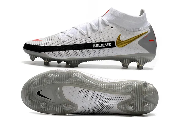 Nike Phantom GT أحذية كرة القدم نعل أبيض شفاف أرضية صلبة 23