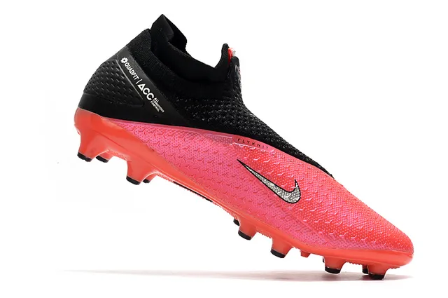 Nike Phantom VSN White Black Red Firm-Ground Soccer Shoes 8
