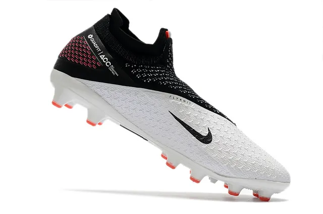 Nike Phantom VSN White Black Red Firm-Ground Soccer Shoes 14
