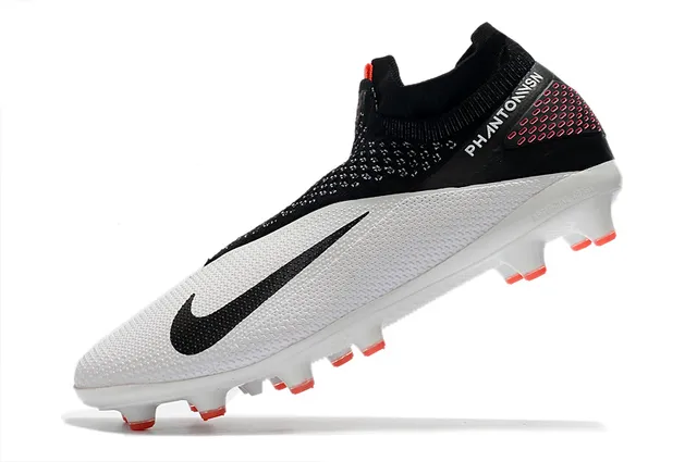Nike Phantom VSN White Black Red Firm-Ground Soccer Shoes 15