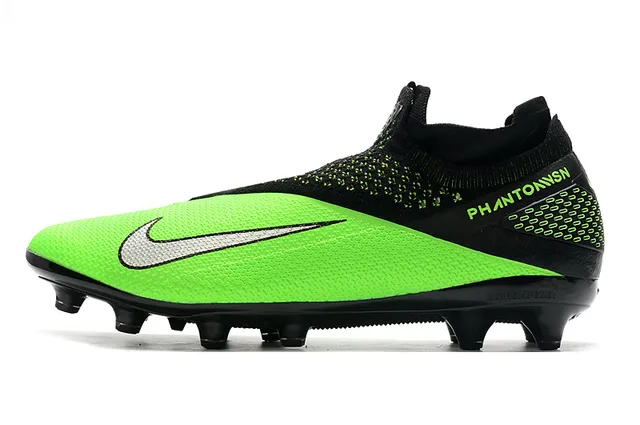 Nike Phantom VSN White Black Red Firm-Ground Soccer Shoes 22