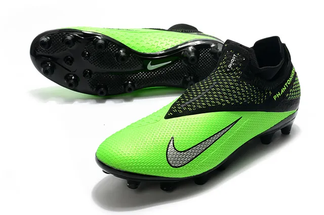 Nike Phantom VSN White Black Red Firm-Ground Soccer Shoes 23