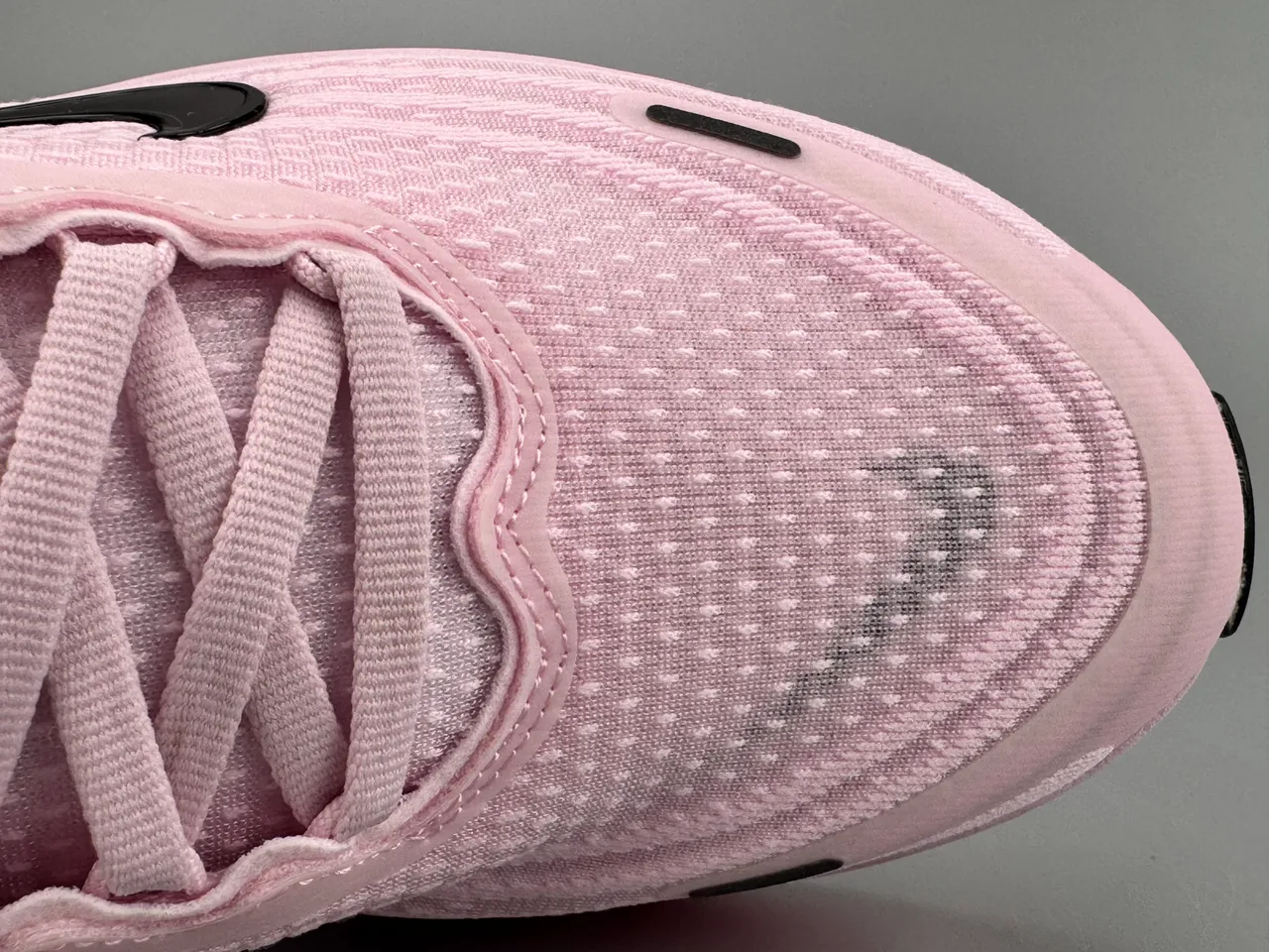Nike Pink Black Engineered Knit Upper Full-Length ZoomX Midsole Running Shoes 2