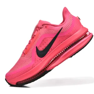 Nike rosa preto malha engenheirada superior comprimento total visível unidade Air Zoom sapatos de corrida