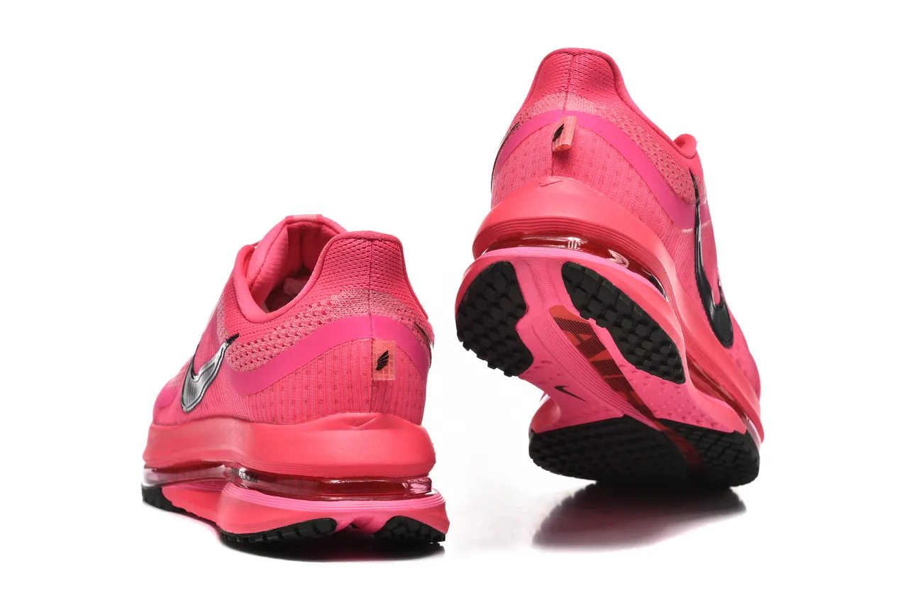 Nike rose noir maille ingénieril supérieur longueur complète visible unité Air Zoom chaussures de course 5