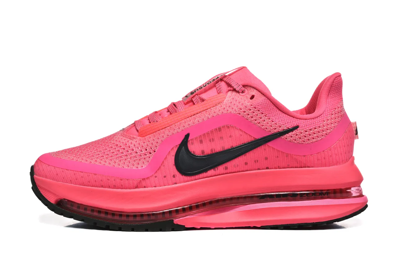 Nike rose noir maille ingénieril supérieur longueur complète visible unité Air Zoom chaussures de course 7