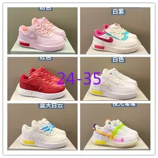 Nike أحذية أسلوب حياة وردي أحمر منخفضة مع كولار مبطن