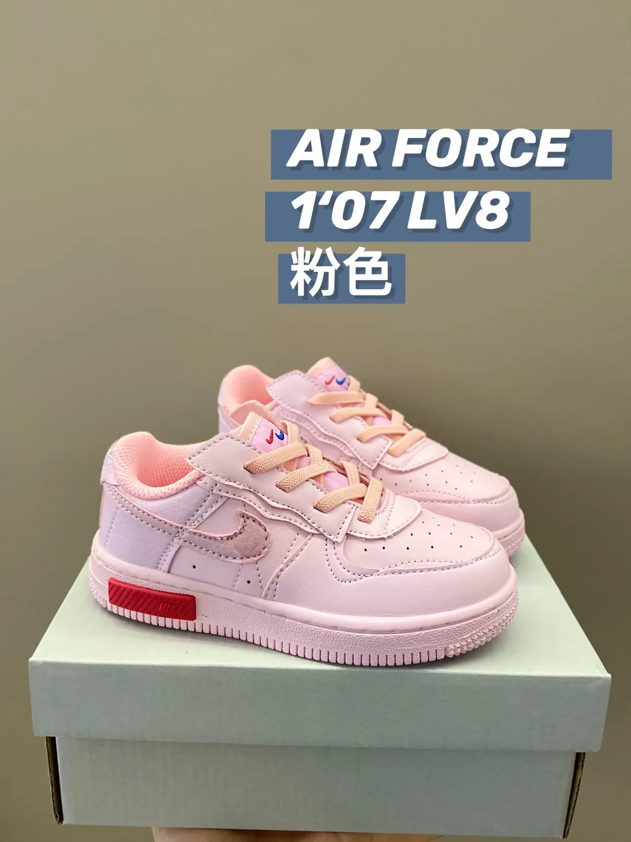 Nike أحذية أسلوب حياة وردي أحمر منخفضة مع كولار مبطن 3