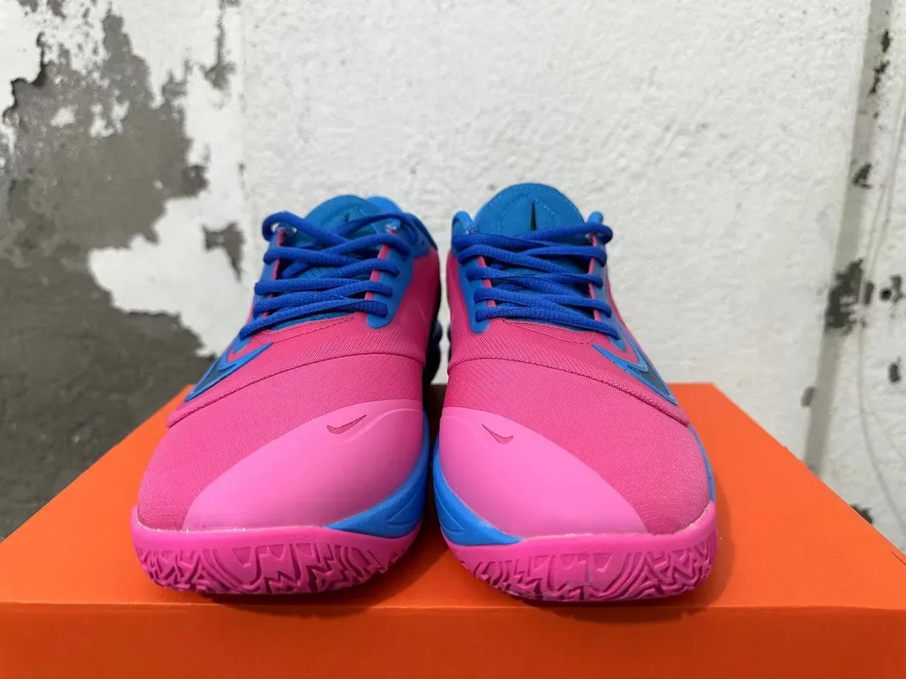 Nike Precision Pink and Blue Lifestyle Sneakers 3
