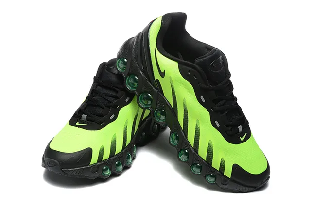 Nike Shox Neon Lime Green Running Shoes 4