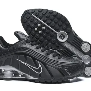 Nike Shox NZ أحذية رياضية أسود فضي ستايل حياة