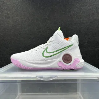 Nike Trey 6 सफेद गुलाबी हाई-टॉप किनिट अपर बास्केटबॉल जूते