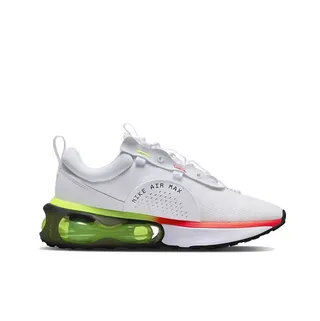 Nike White Green Low-Top Mesh Upper Lifestyle Sneakers 2