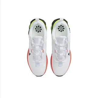 Nike White Green Low-Top Mesh Upper Lifestyle Sneakers 4