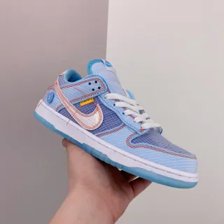 Nike x Union LA Dunk Low हल्का नीला ग्रिड स्केटबोर्ड जूते