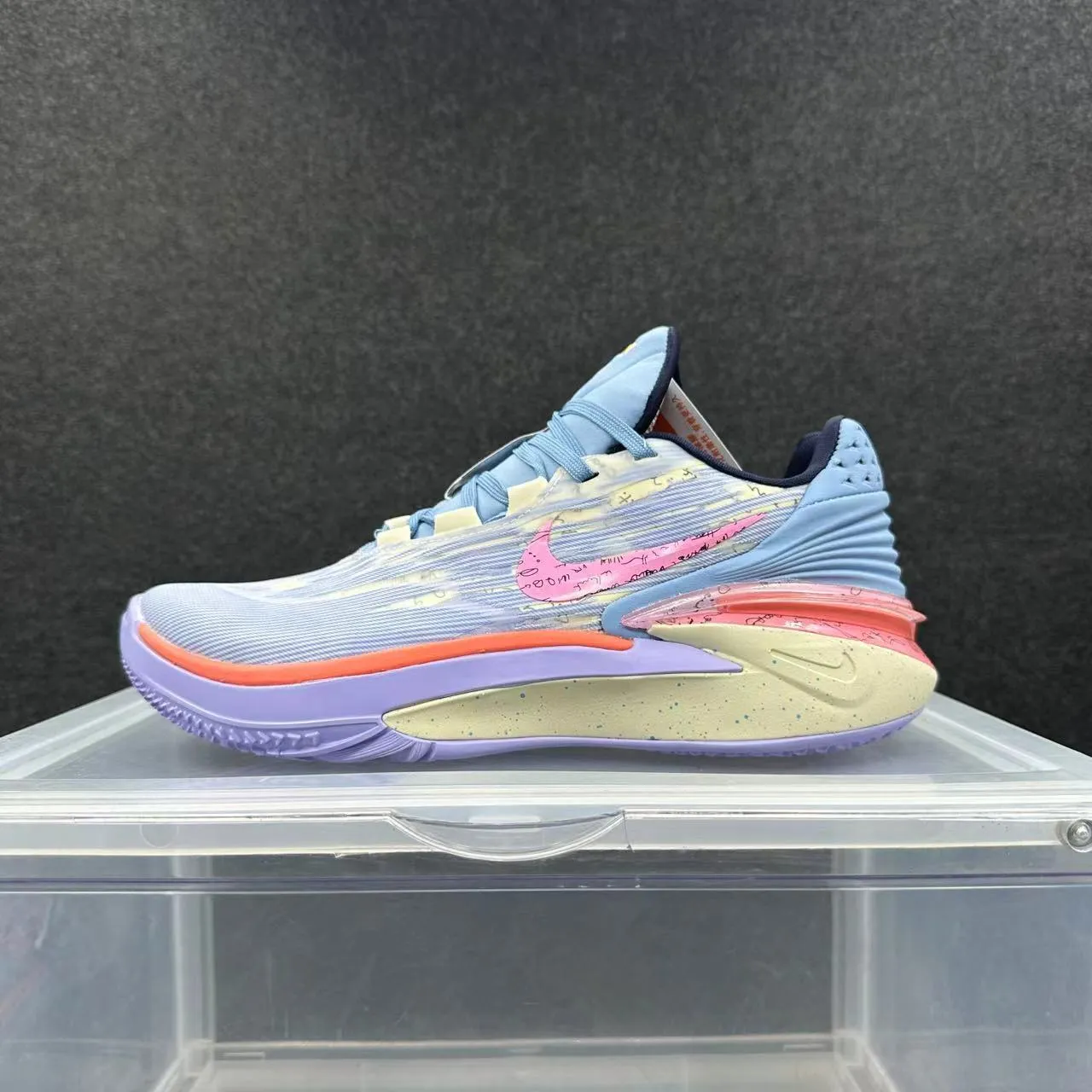Nike Zoom GT Cut بنفسجي أزرق وردي أحذية كرة السلة 2