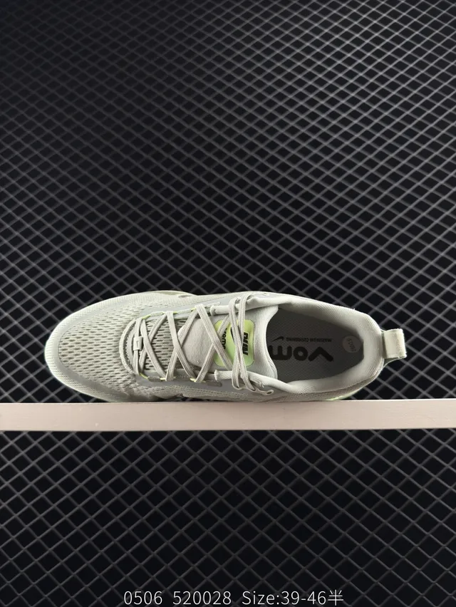 Nike ZoomX Gray Green Knit Mesh Running Shoes 6