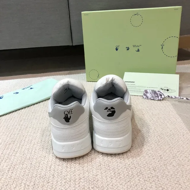 Off-White Arrow White and Gray Lifestyle Sneakers 5