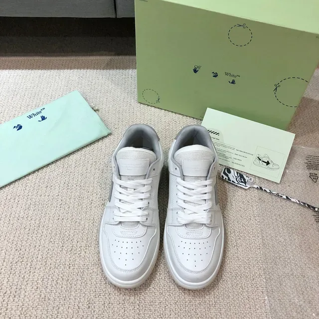 Off-White Arrow White and Gray Lifestyle Sneakers 8
