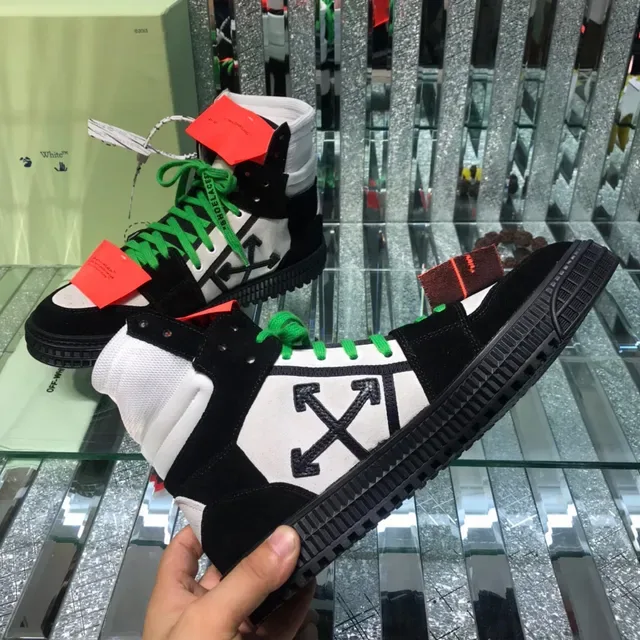 Off-White The Ten 黑绿 高帮 工业细节 生活方式运动鞋 5