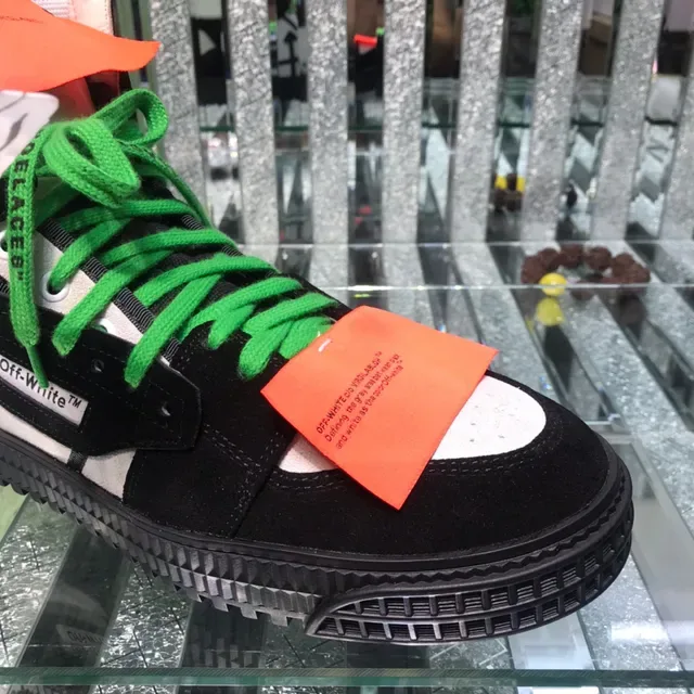 Off-White The Ten 黑绿 高帮 工业细节 生活方式运动鞋 7
