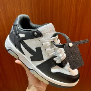 Off-White The Ten Black Industrial Design Diagonal Arrow Logo Lifestyle Sneakers