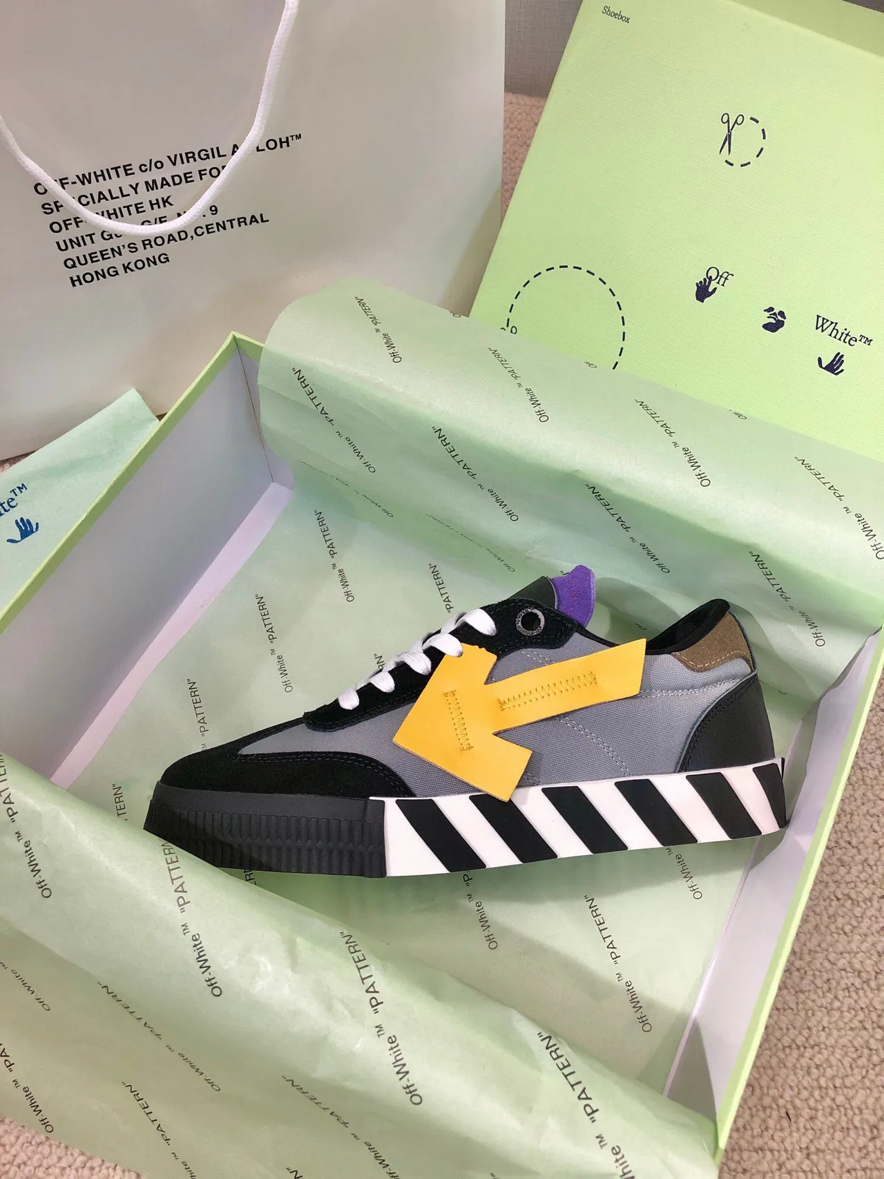 Off-White The Ten Industrial-Luxe tênis lifestyle de cano baixo 3