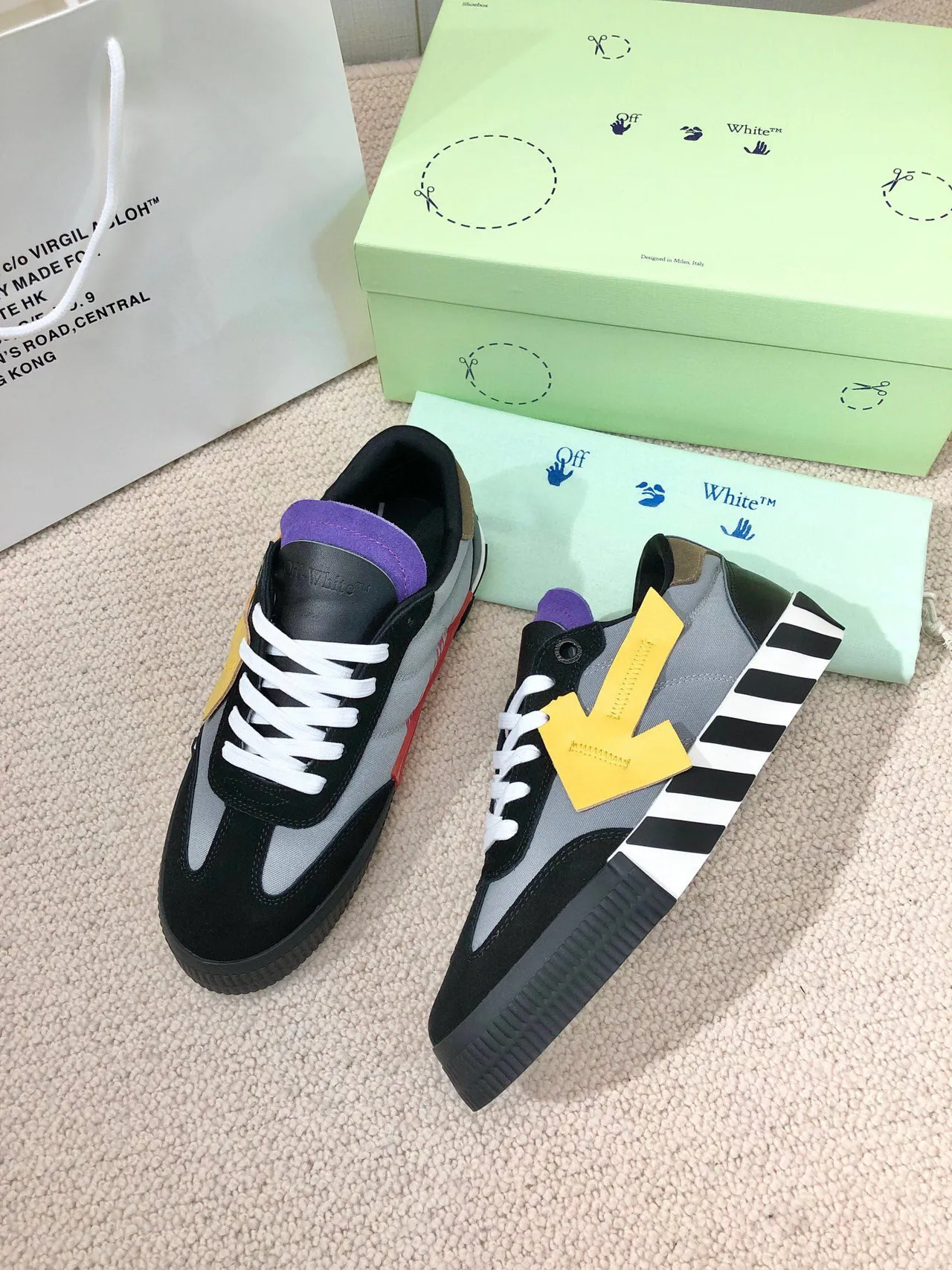 Off-White The Ten Industrial-Luxe tênis lifestyle de cano baixo 7
