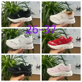 On Cloud 黑色白色 中底 网面 生活方式运动鞋