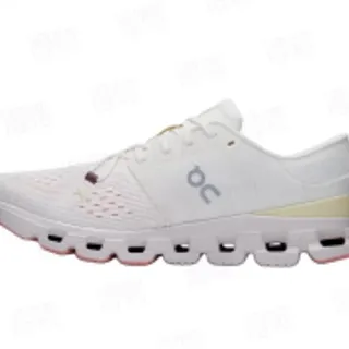 On Cloudmonster White Yellow Coral Running Shoes