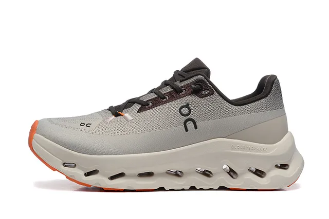 On gris naranja malla superior ingenieril hueca CloudTec Pods zapatillas de running 5