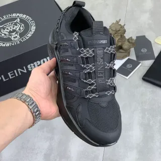Philipp Plein Plein Sport Black Mesh Strap Lifestyle Sneaker