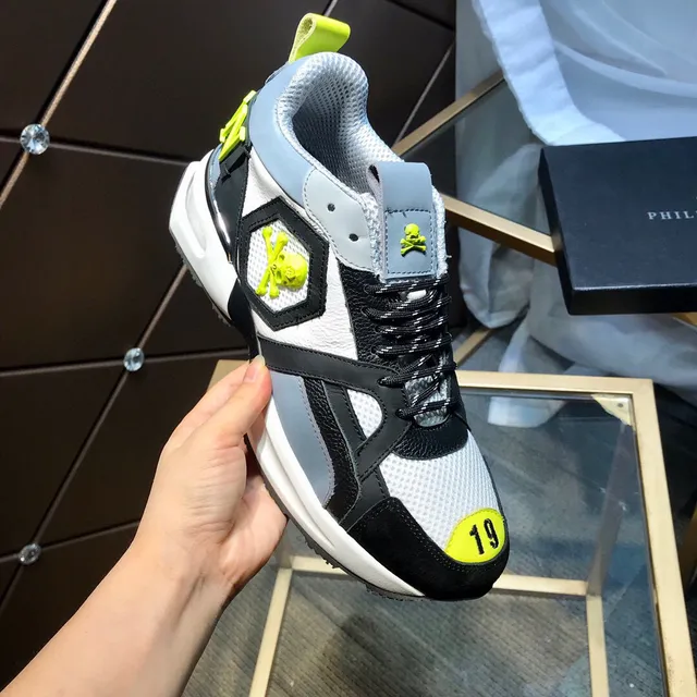 Philipp Plein Zapatillas Chunky con Motivo de Calavera y Suela Blanca y Negra 2