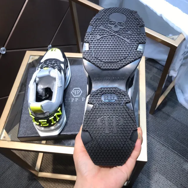 Philipp Plein Zapatillas Chunky con Motivo de Calavera y Suela Blanca y Negra 5