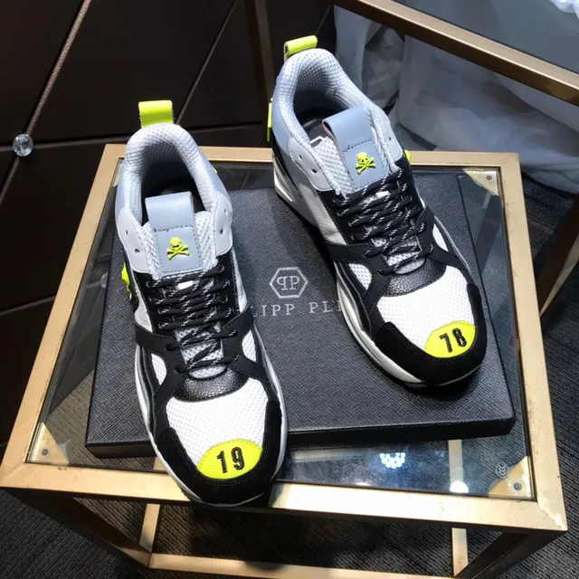 Philipp Plein Zapatillas Chunky con Motivo de Calavera y Suela Blanca y Negra 8