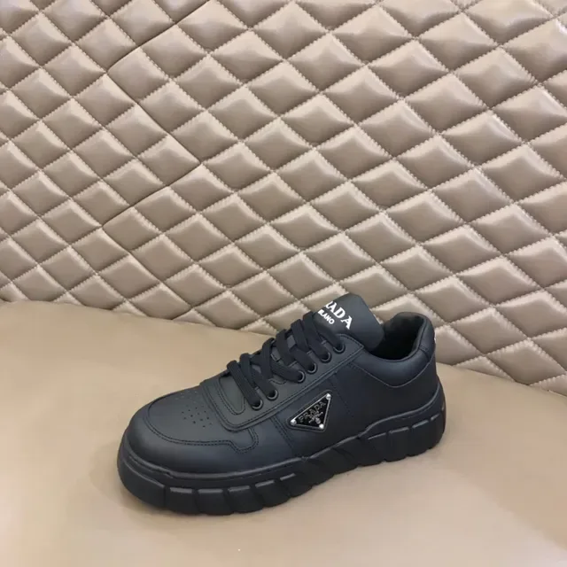 Prada Cloudbust Black Leather Lifestyle Sneakers 5