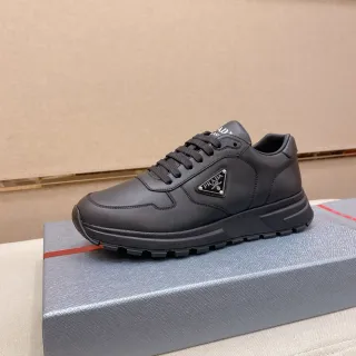 Prada Cloudbust Black Leather Lifestyle Sneakers