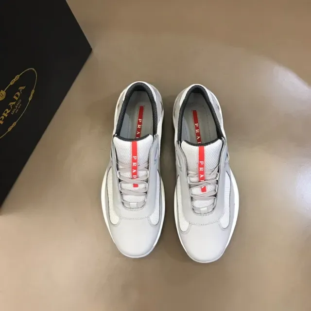 Prada Cloudbust Light Gray Laceless Lifestyle Sneakers 9