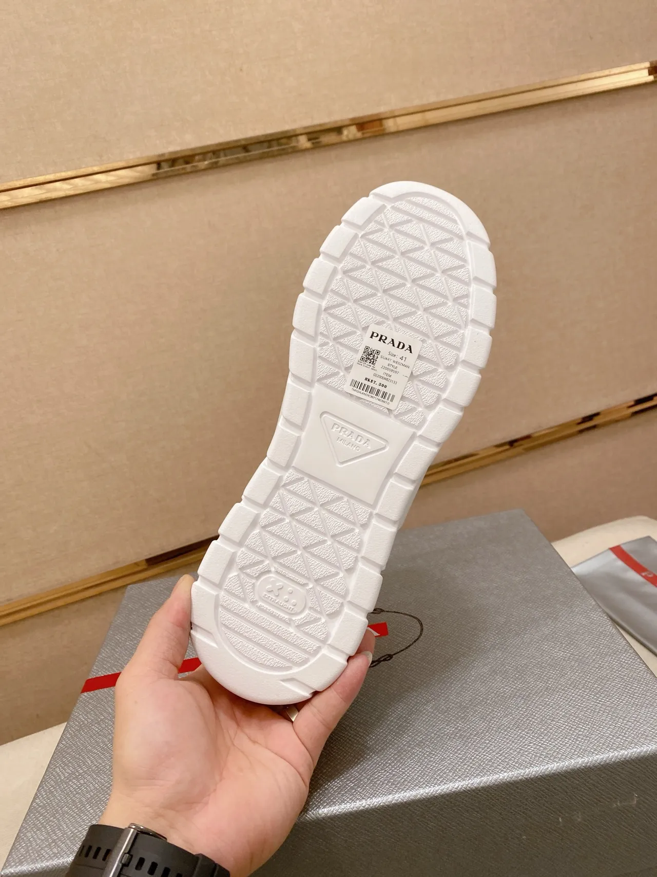 Prada Cloudbust White Chunky Sneakers 9