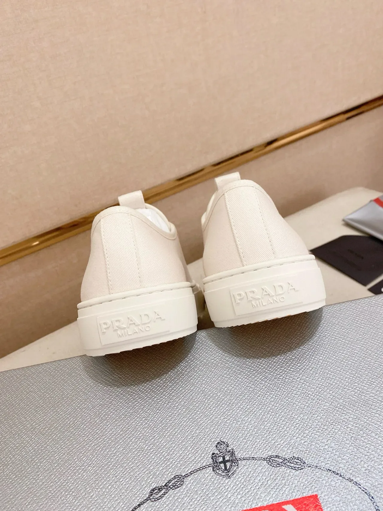 Prada Cloudbust White Slip-On Minimalist Lifestyle Sneakers 8