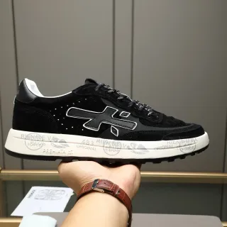 Premiata Black Suede X-Logo Lifestyle Sneakers